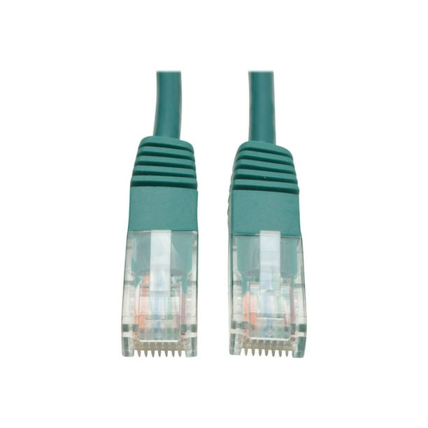 Cmple Cat5e 350 MHz Snagless Patch Cable Green 3 Feet - Pack of 2 